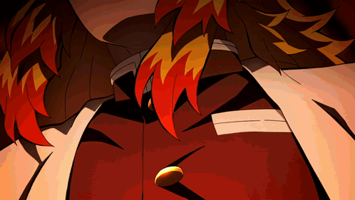 Close Up Of Person's Chest With Gold Button GIF