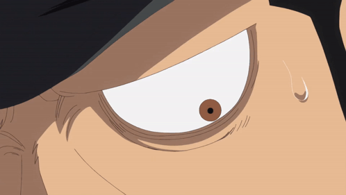 Close Up Of Person's Eye With White Pupil GIF
