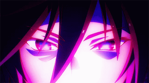 Close Up of Person's Eyes With Purple Light
