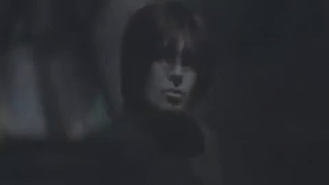 Close Up of Person's Face in Dark