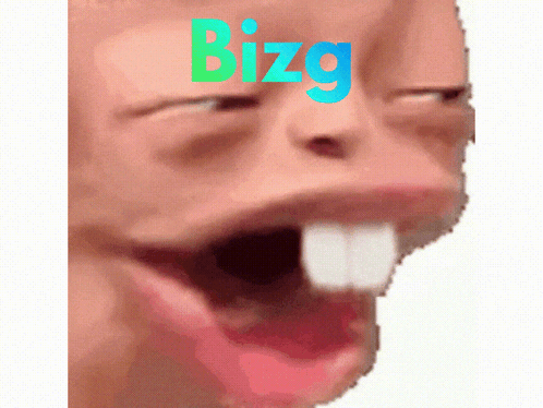 Close Up of Person's Face with Bizg