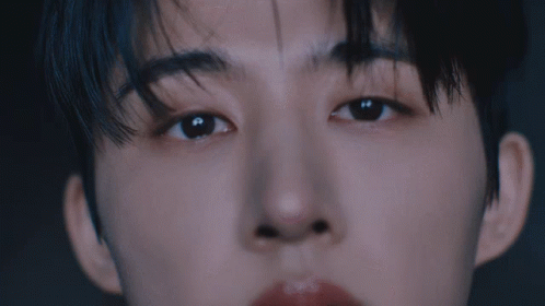 Close Up of Person's Face with Eyes Closed