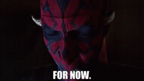Close Up of Person's Face with For Now