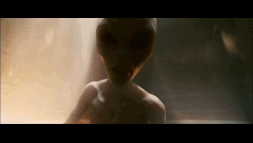 Close Up Of Person's Face With Large Eyes GIF