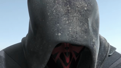 Close Up of Person's Hooded Face