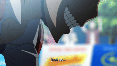 Close Up of Person's Mouth With Words Just As