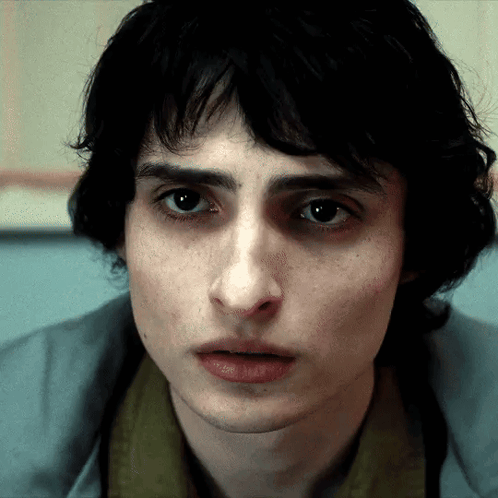 Close Up of Person's Serious Face