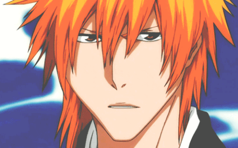 Close Up of Person With Orange Hair and Black Eyes
