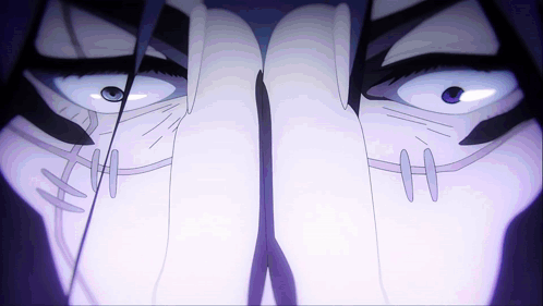 Close Up of Person With Purple Eyes