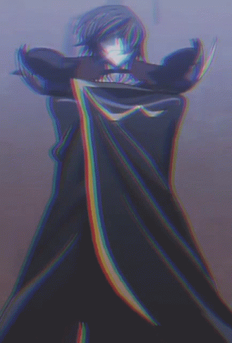 Close Up Of Person With Purple Hair GIF