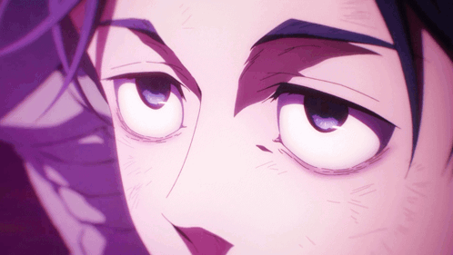 Close Up of Person With Purple Hair