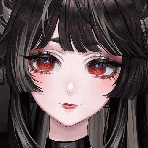 Close Up of Person with Red Eyes