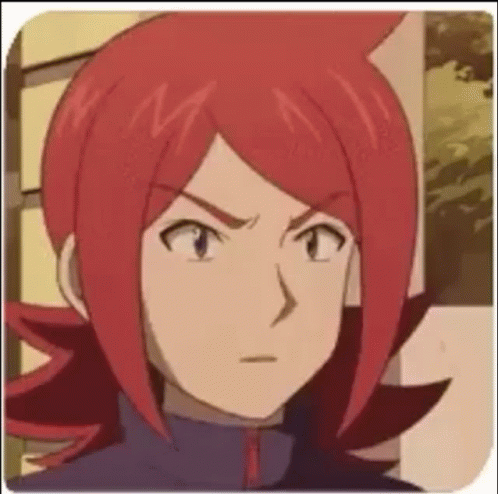 Close Up Of Person With Red Hair GIF
