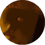 Close Up of Shrek's Face