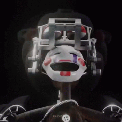 Close Up Of Toy Bear With Mask GIF