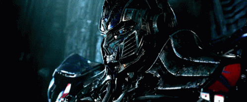 Close Up of Transformer With Blue Eye