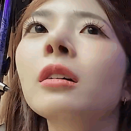 Close Up of Woman Face With Mouth Open and Eyes Closed