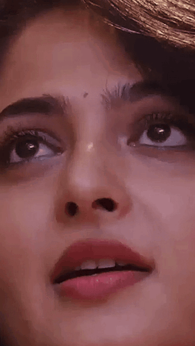 Close Up of Woman Face With Nose Ring