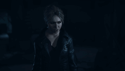 Close Up Of Woman In Black Jacket GIF