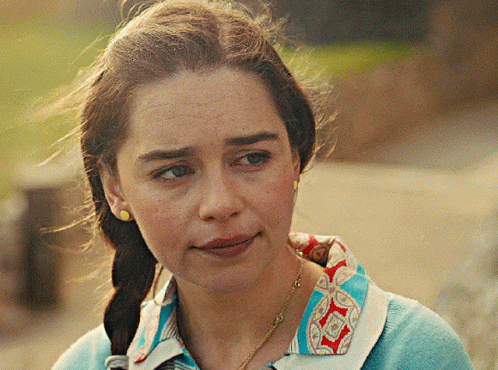 Close Up of Woman in Blue Shirt