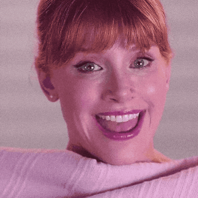 Close Up Of Woman In Pink Shirt GIF