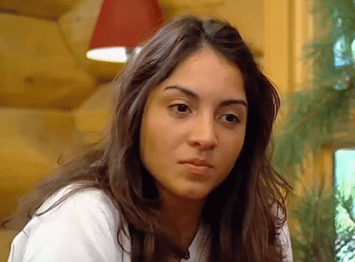 Close Up Of Woman In White Shirt GIF