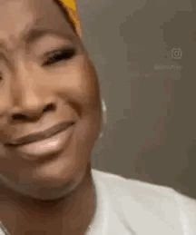 Close Up of Woman Making Funny Face