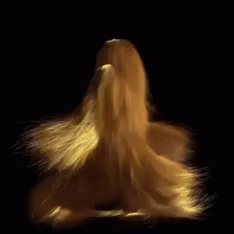 Close Up of Woman's Blonde Hair