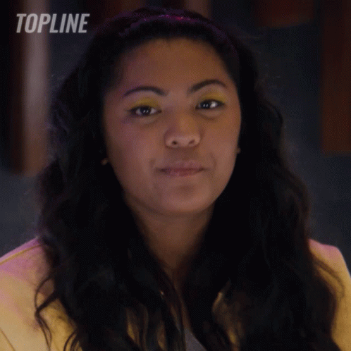 Close Up of Woman's Face With Topline on Bottom Right