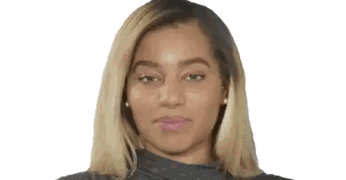 Close Up of Woman's Serious Face