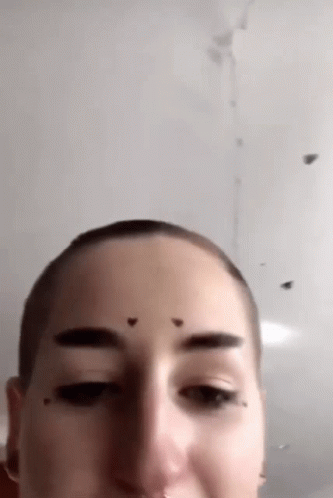 Close Up of Woman's Shaved Head