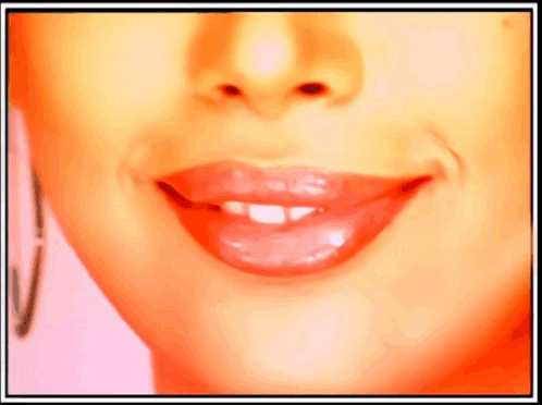 Close Up of Woman Smiling Mouth