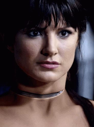 Close Up of Woman Wearing Choker