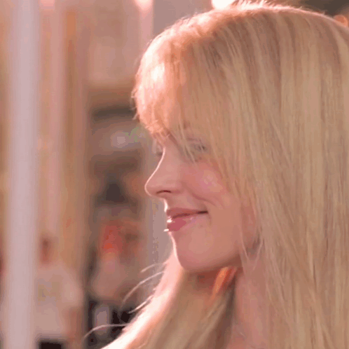 Close Up of Woman With Blonde Hair