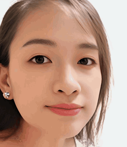 Close Up Of Woman With Earrings GIF