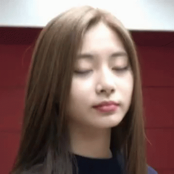 Close Up Of Woman With Eyes Closed GIF