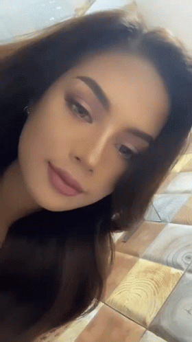 Close Up Of Woman With Long Hair GIF
