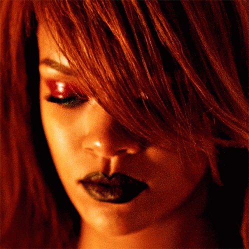 Close Up Of Woman With Long Red Hair GIF