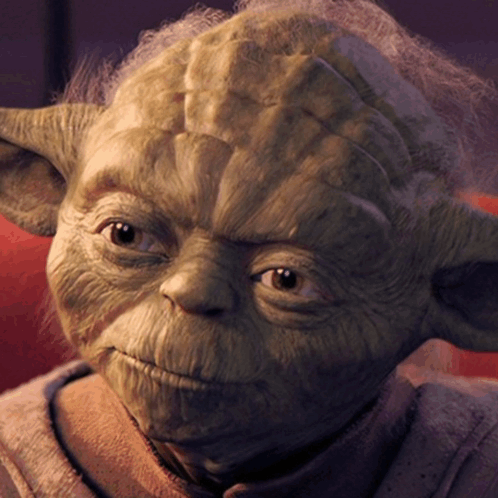 Close Up of Yoda's Face