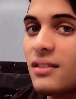 Close Up of Young Man's Face