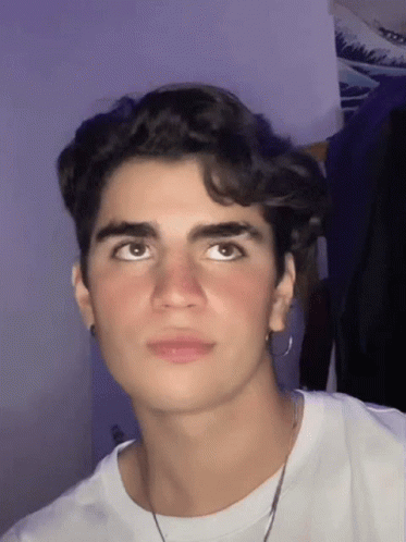 Close Up of Young Man's Face