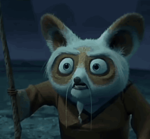 Close Up Panda Bear Face With Mouth Wide Open GIF