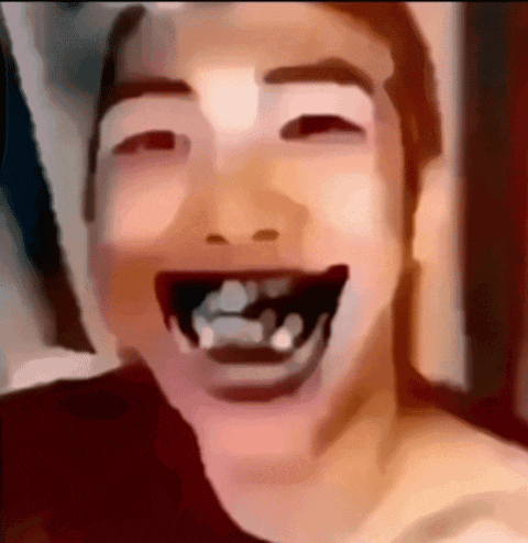 Close Up Person Big Smile GIF