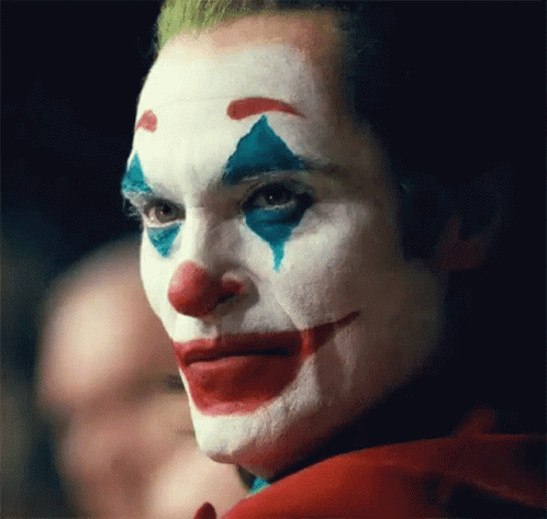 Close Up Person Clown Makeup