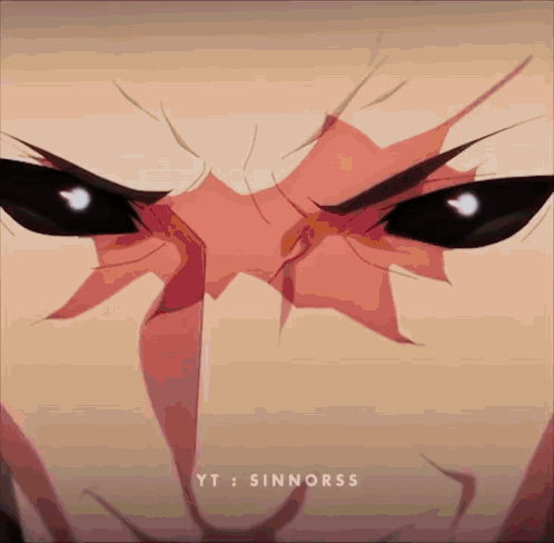 Close Up Person Face With Sinnorss GIF