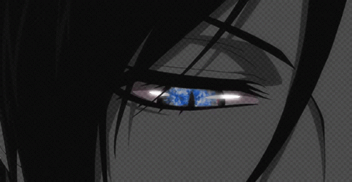 Close Up Person's Eye With Blue Irises