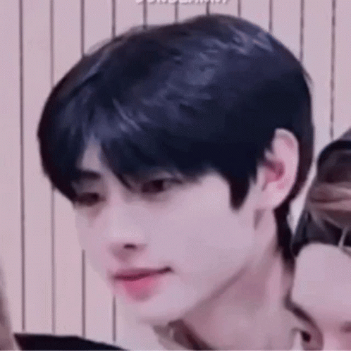 Close-up Person's Face With Group