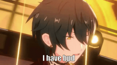 Close Up Person Saying I Have BPD