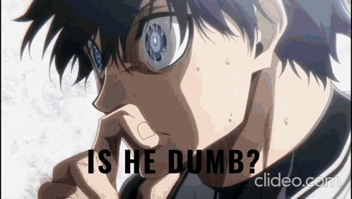 Close Up Person Saying Is He Dumb