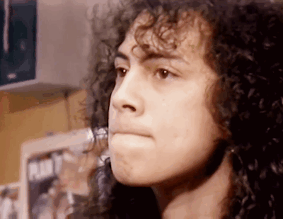 Close Up Person With Curly Hair Looking